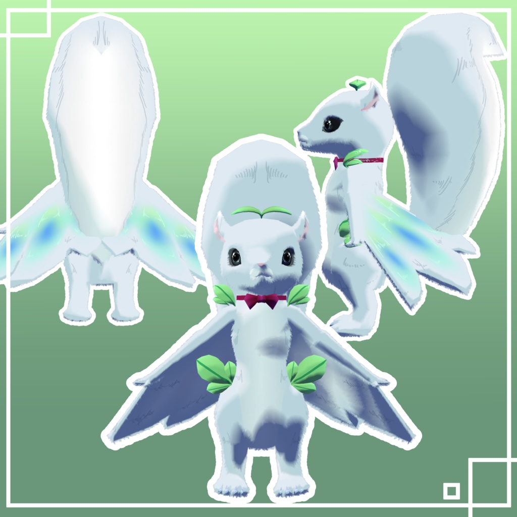 オリジナル3Dモデル【芽々んが】