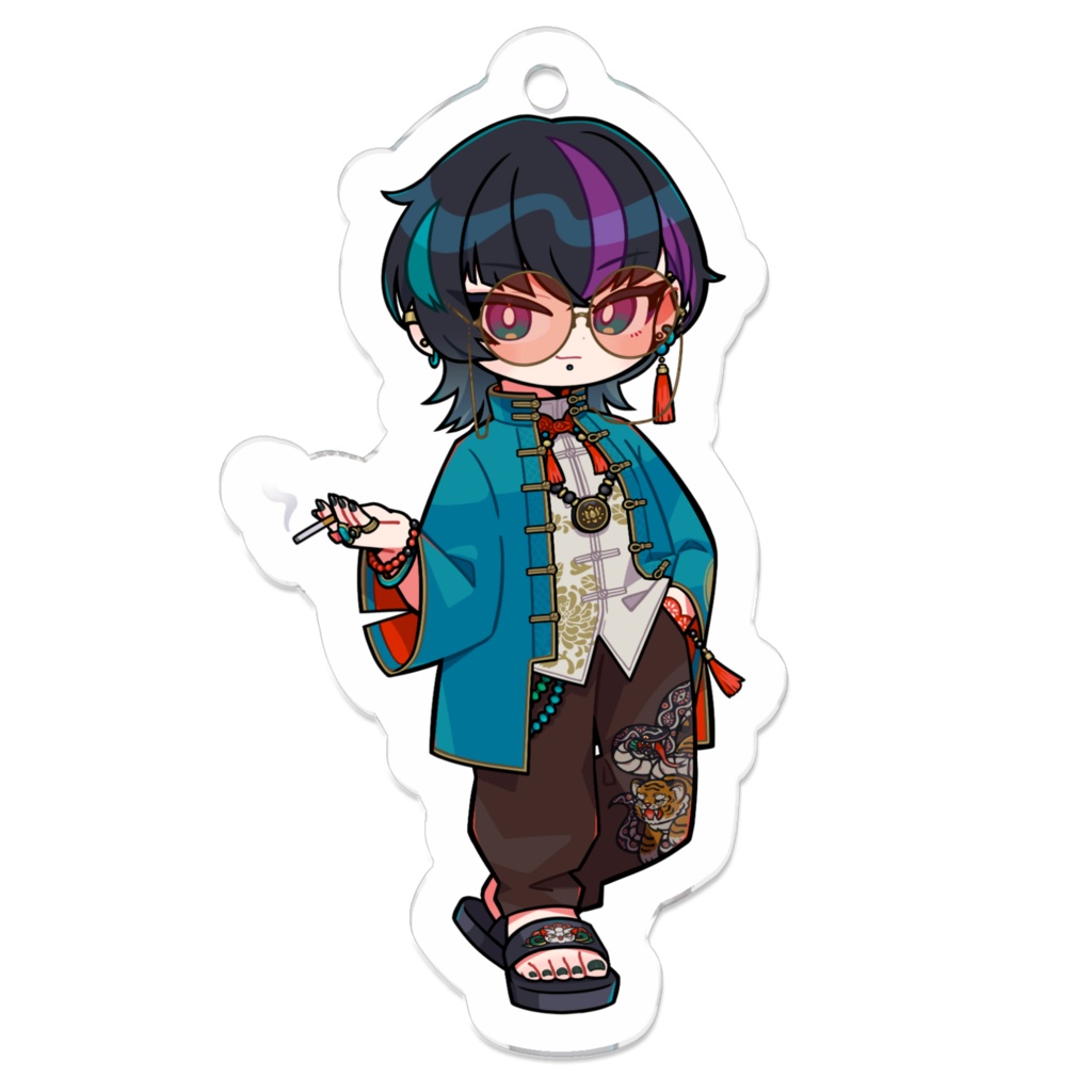 ミニチャイナ縫龍アクリルキーホルダー