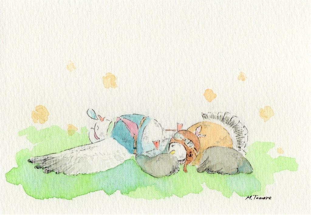 【額装原画】満身創痍