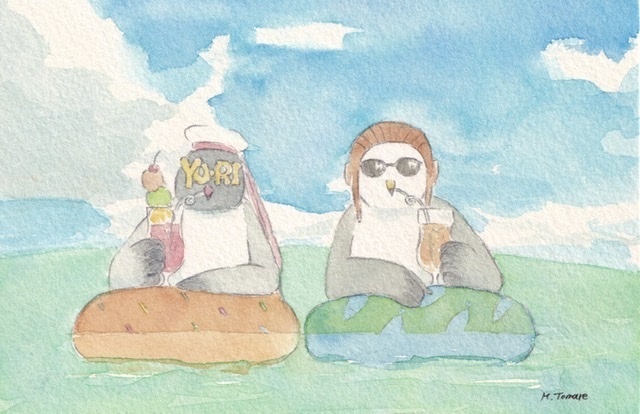 【額装原画】サマーバケーション①