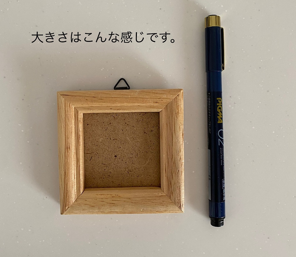 ミニ額装原画 駆け回る犬 Tempo Rubato Booth