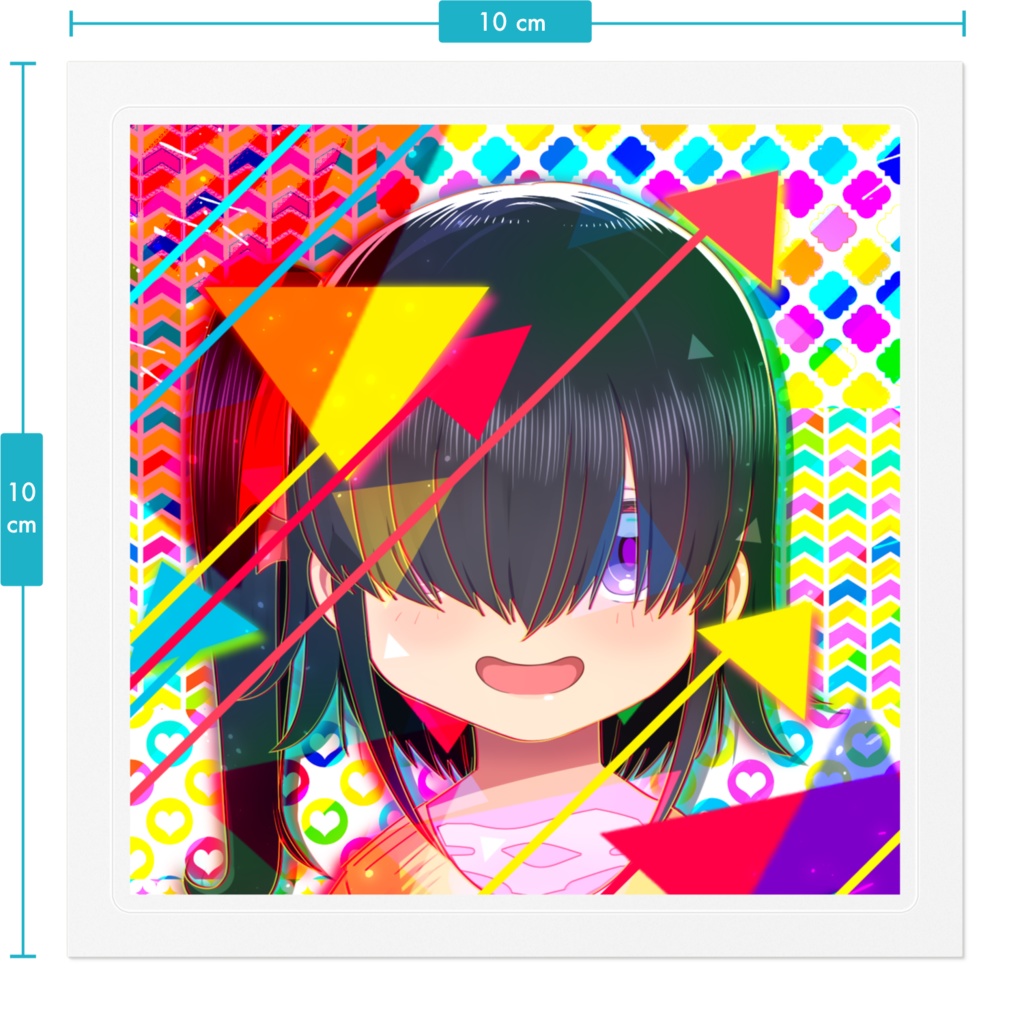 〔蟻塚暗都〕「きらめき▲レシピ」ジャケットステッカー