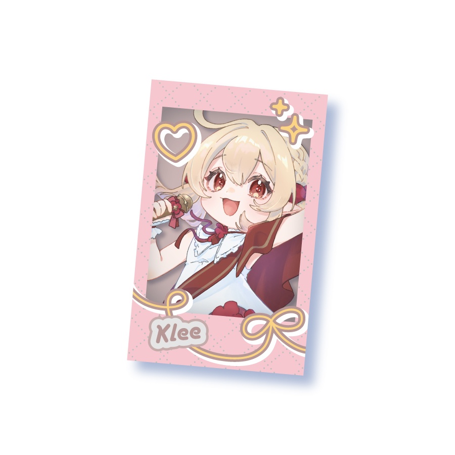  チェキ風イラストカード✴︎クレー