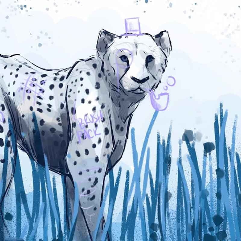 超質感の良い鉛筆インクブラシ 18種類【procreate用】