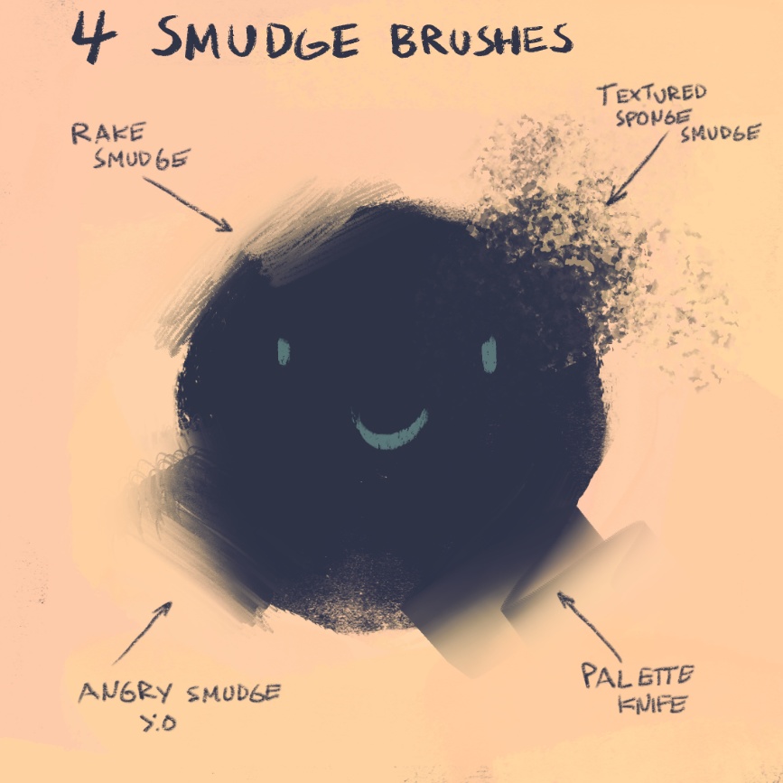 水彩抽象テクスチャ スケッチ ブラシ セット 22+15種類【procreate用】