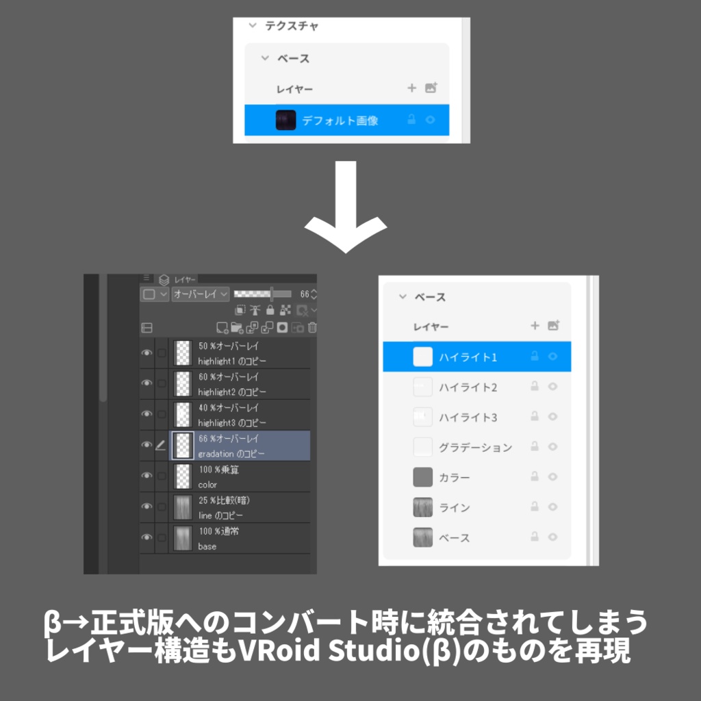 【CC0】VroidStudio(β)ヘアサンプルテクスチャ