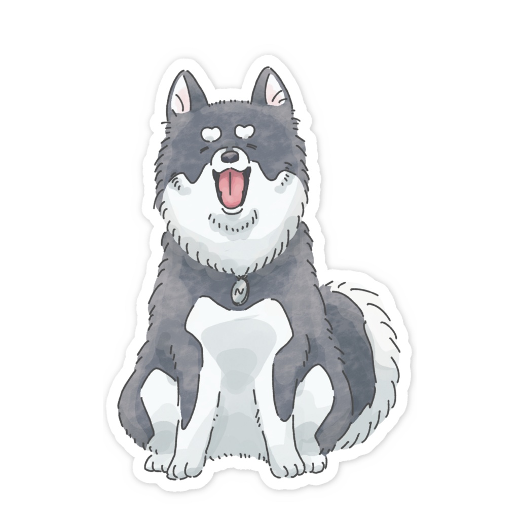 【恒常】のま犬スマホシール