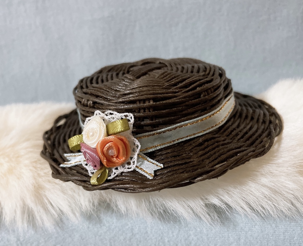 【11㎝ぬい用】カンカン帽