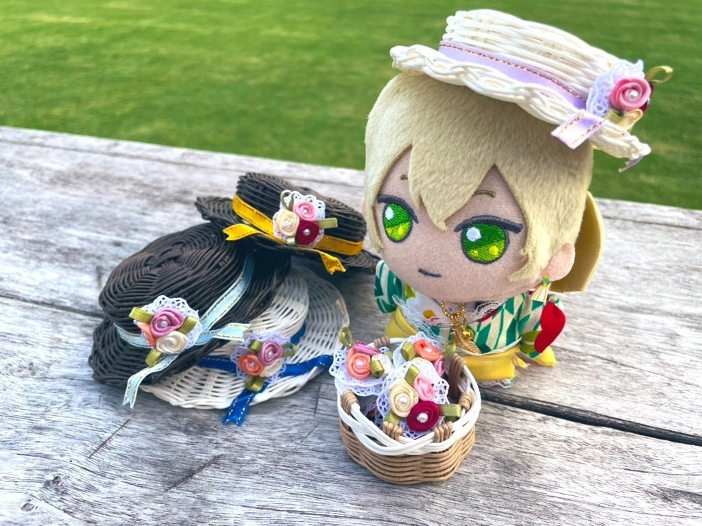 【11㎝ぬい用】カンカン帽