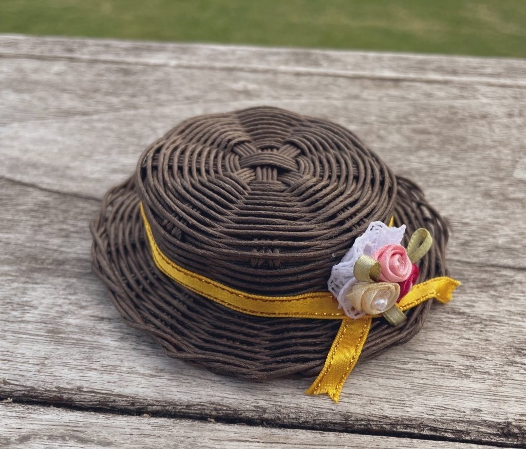 ぬい用カンカン帽【イエロー】