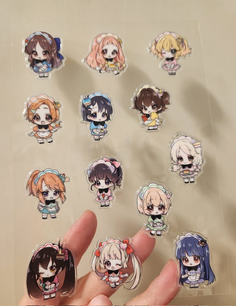 ぷっくりシール