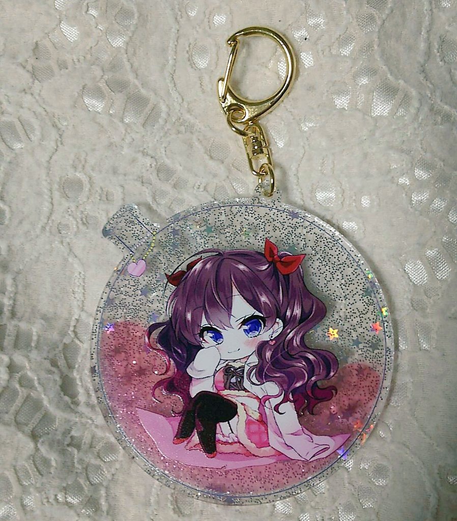 しきにゃんのキラキラアクキー