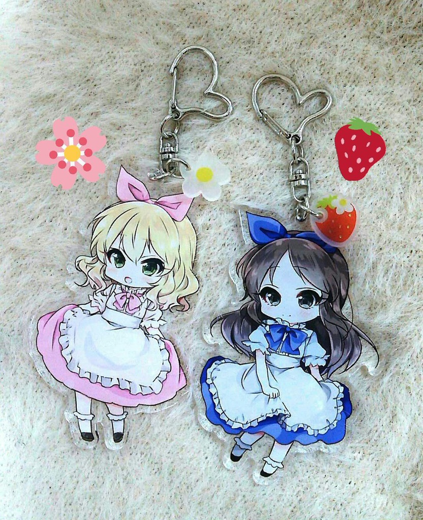 桃華のお花アクキー