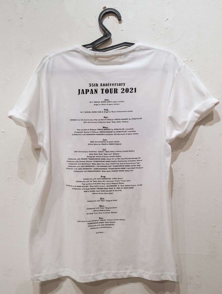 「MOTOR FLOWER」バンドTシャツ(WHITE)