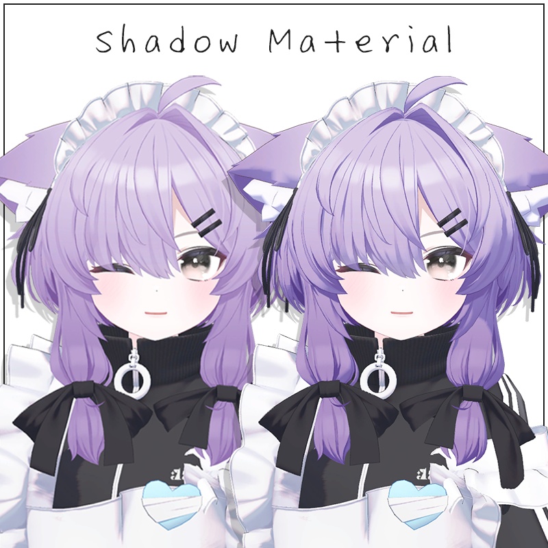 真冬 (Mafuyu) Hair texture