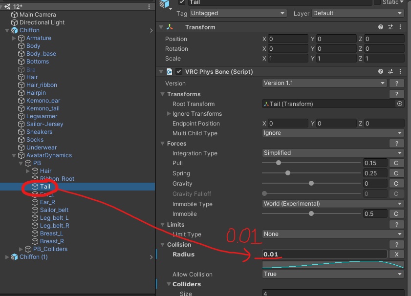 シフォン (Chiffon) Kemomimi Animation (ear,tail)