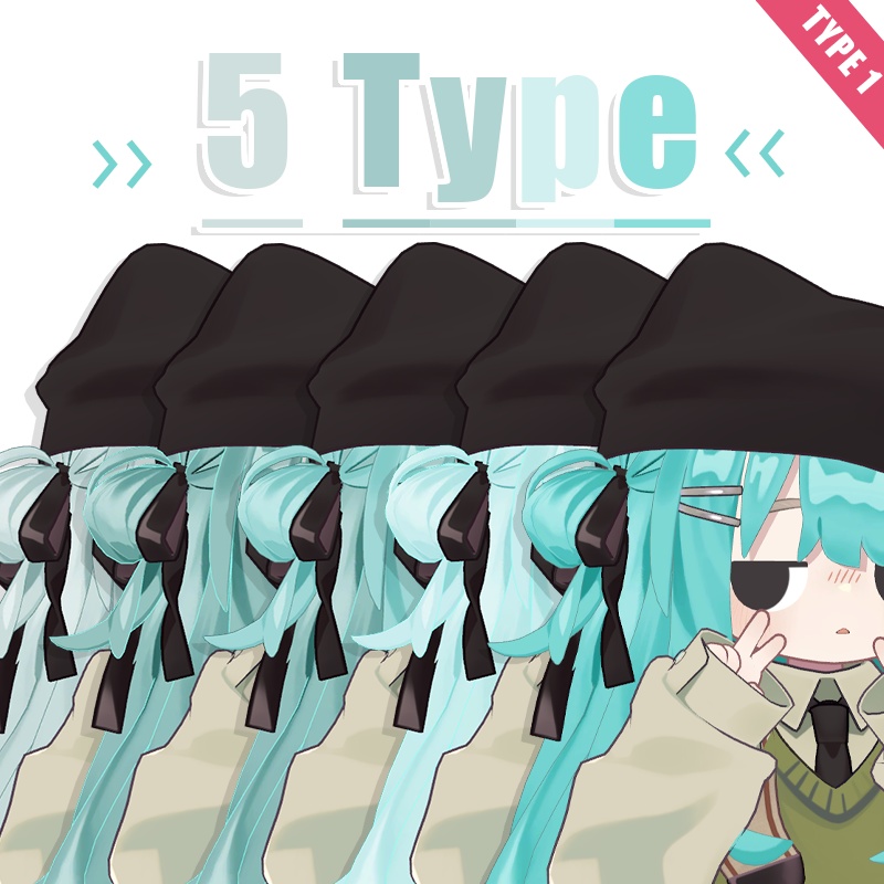 キプフェル (Kipfel) Hair texture