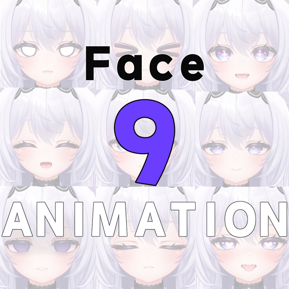 愛莉 (AIRI) Tail&Wing Animation + Face Animation