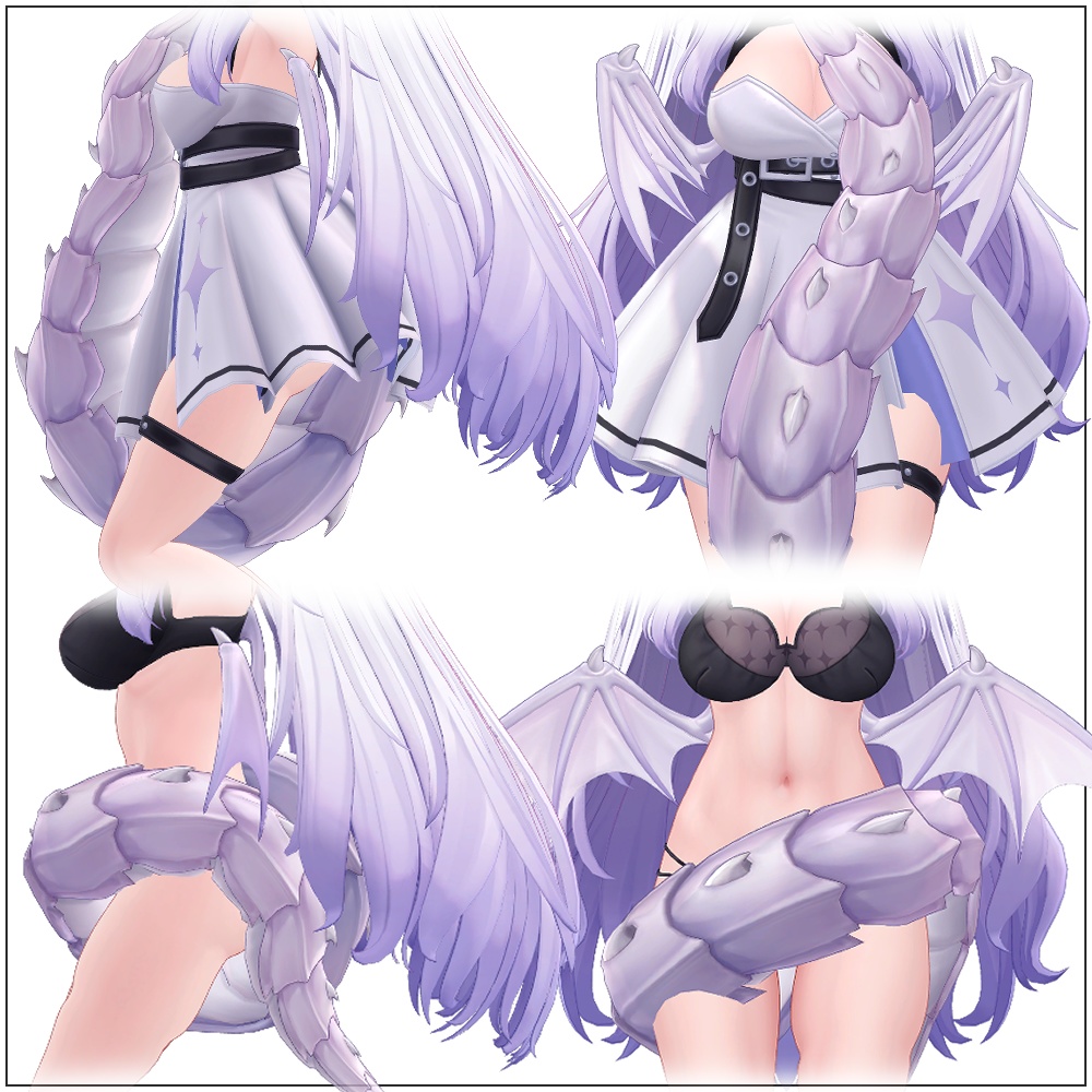 愛莉 (AIRI) Tail&Wing Animation + Face Animation