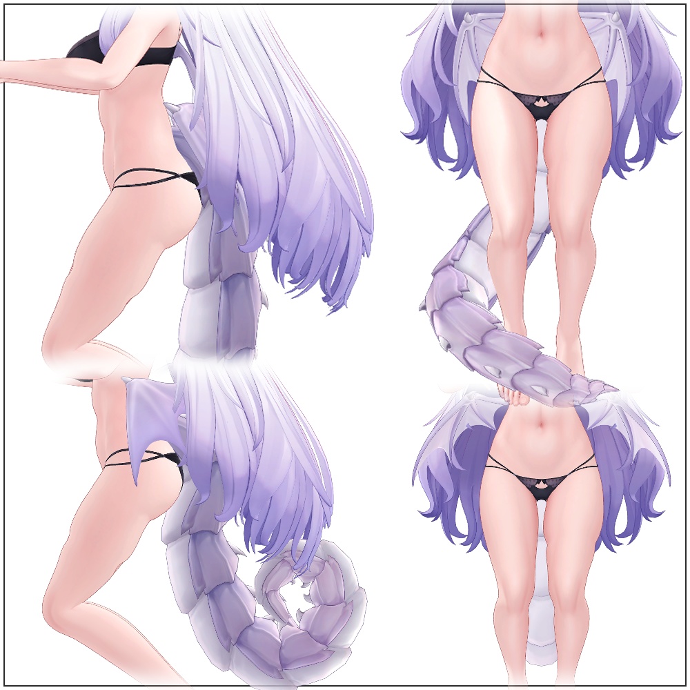 愛莉 (AIRI) Tail&Wing Animation + Face Animation