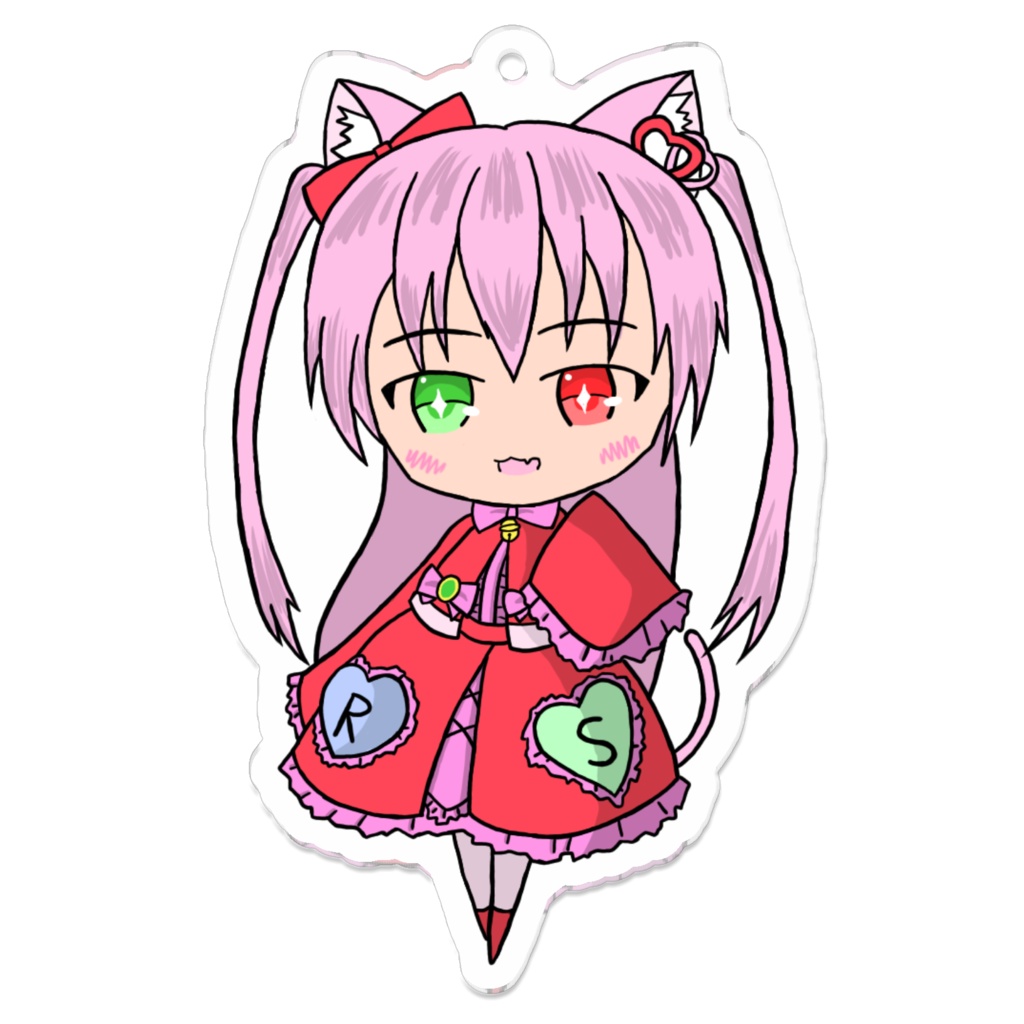 猫咲ささら アクリルキーホルダー