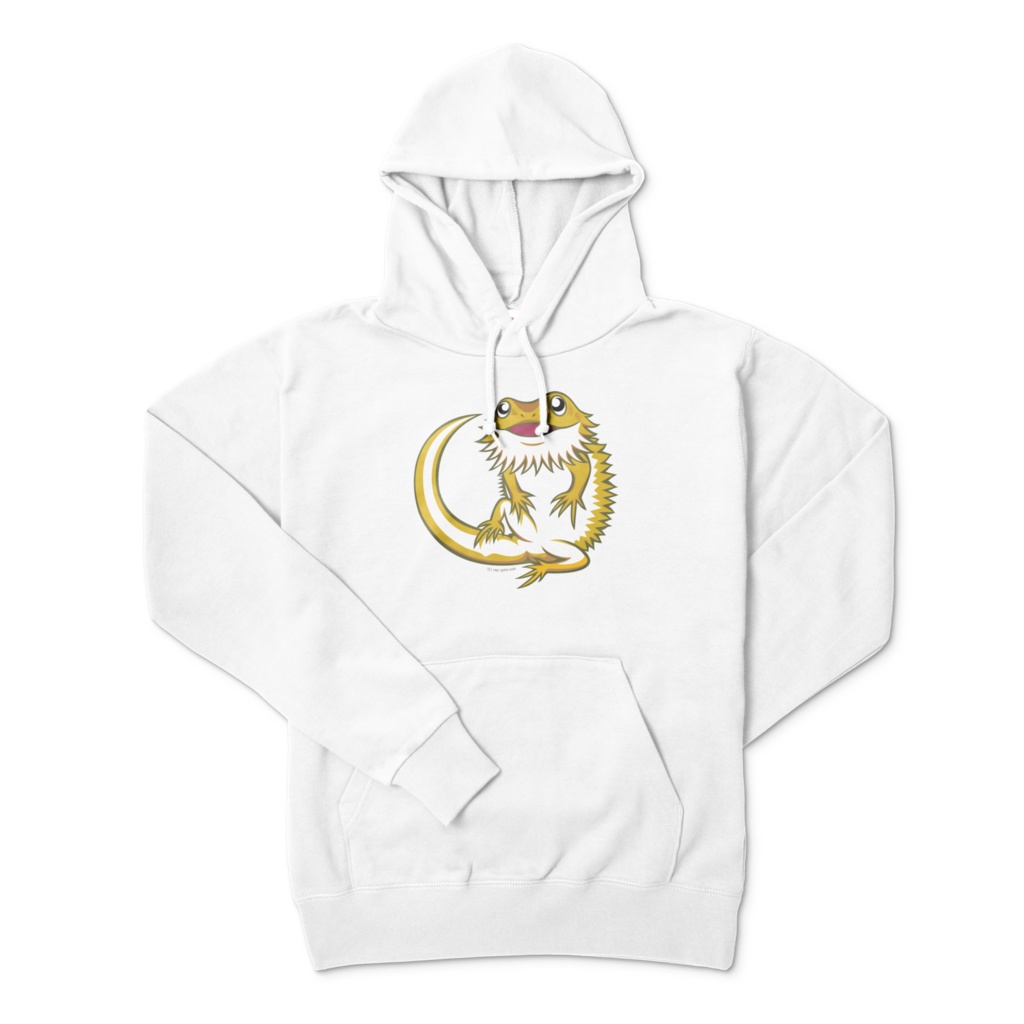 フトアゴフロントプリントパーカー