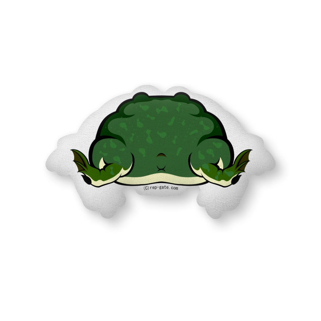 バジェットガエルふかふかクッション