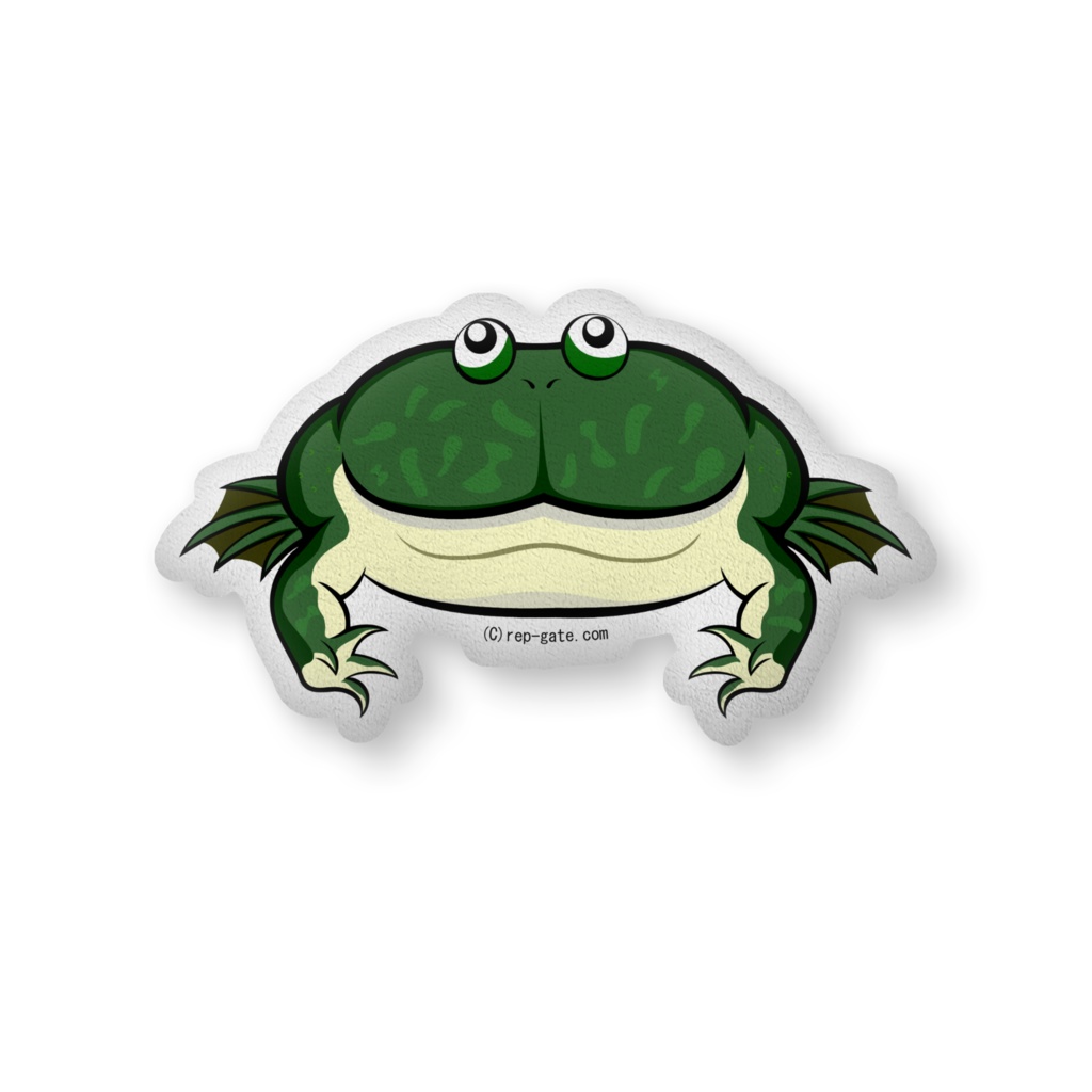 バジェットガエルふかふかクッション