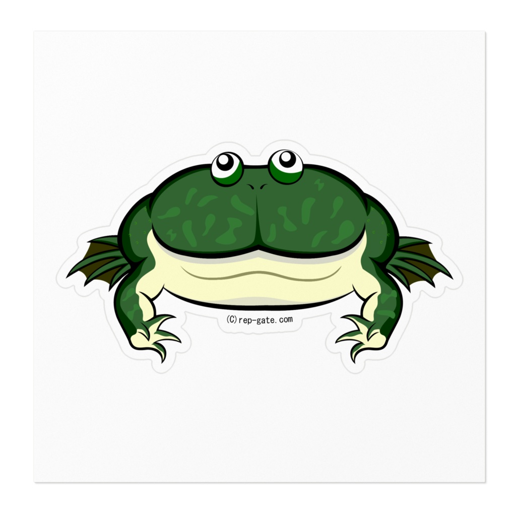 バジェットガエルステッカー