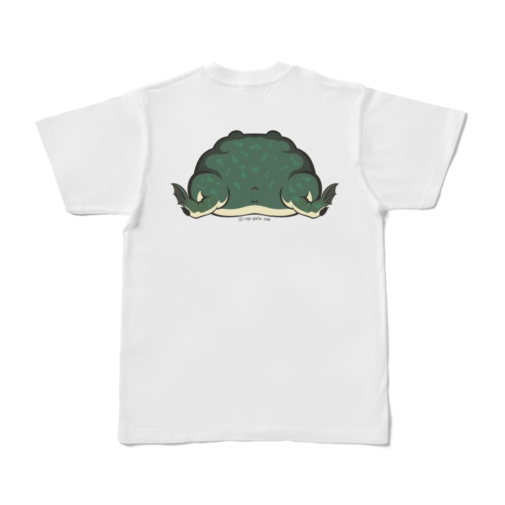 バジェ尻バックプリントTシャツ