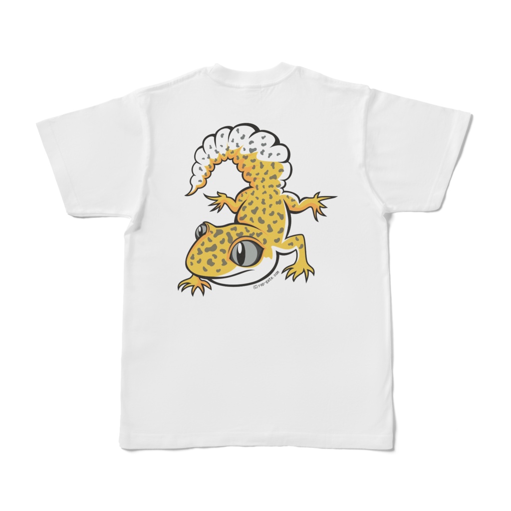レオパちゃんバックプリントTシャツ
