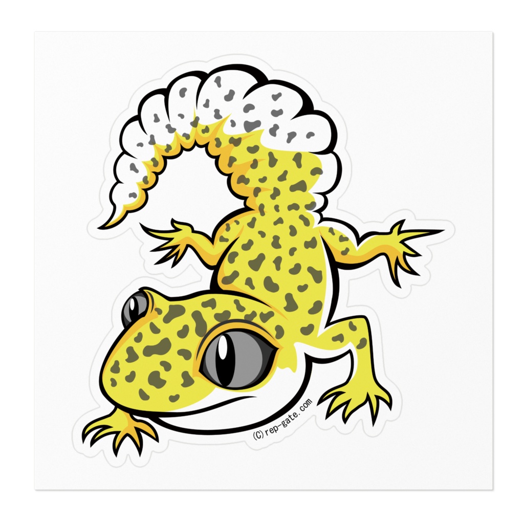 レオパちゃんステッカー