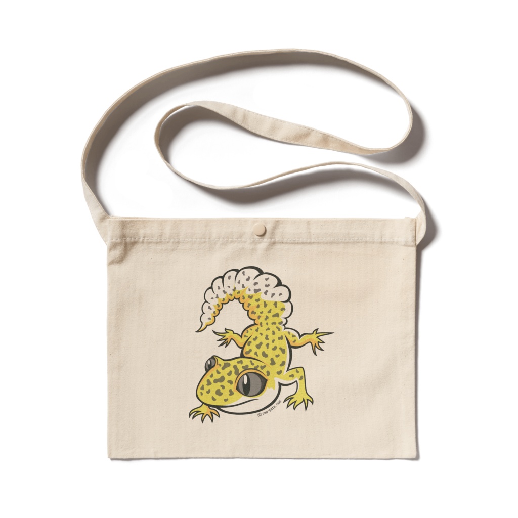 レオパちゃんサコッシュ