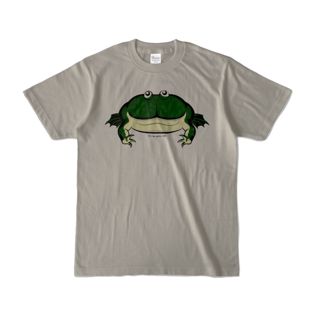 バジェットガエル両面プリントカラーTシャツ