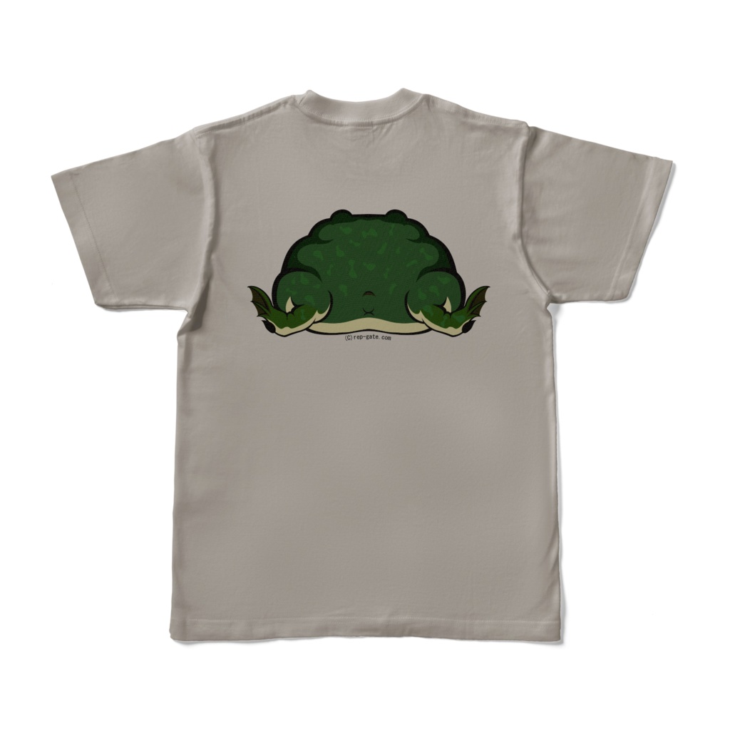 バジェットガエル両面プリントカラーTシャツ
