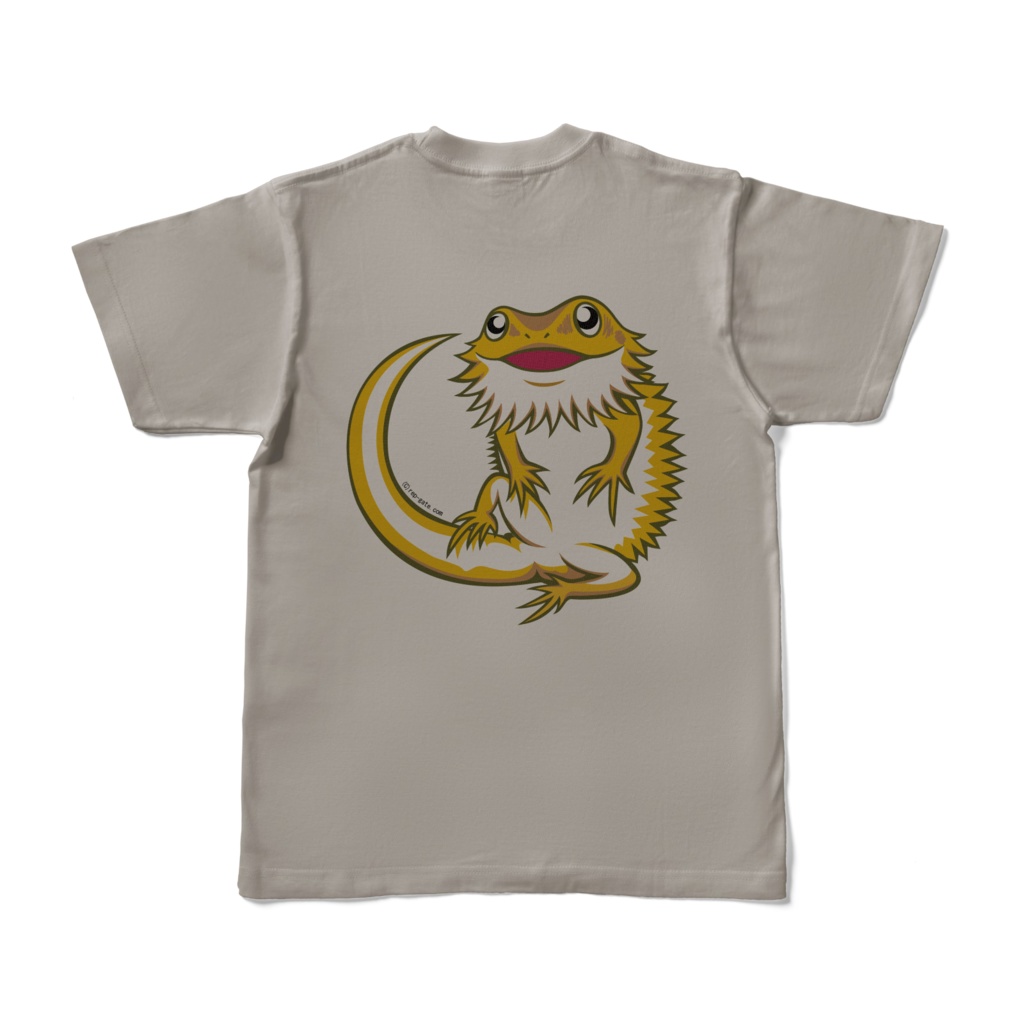 フトアゴちゃんバックプリントカラーTシャツ