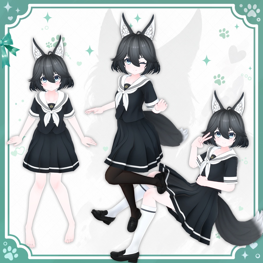 【オリジナル3Dモデル】 モリ(Mori)