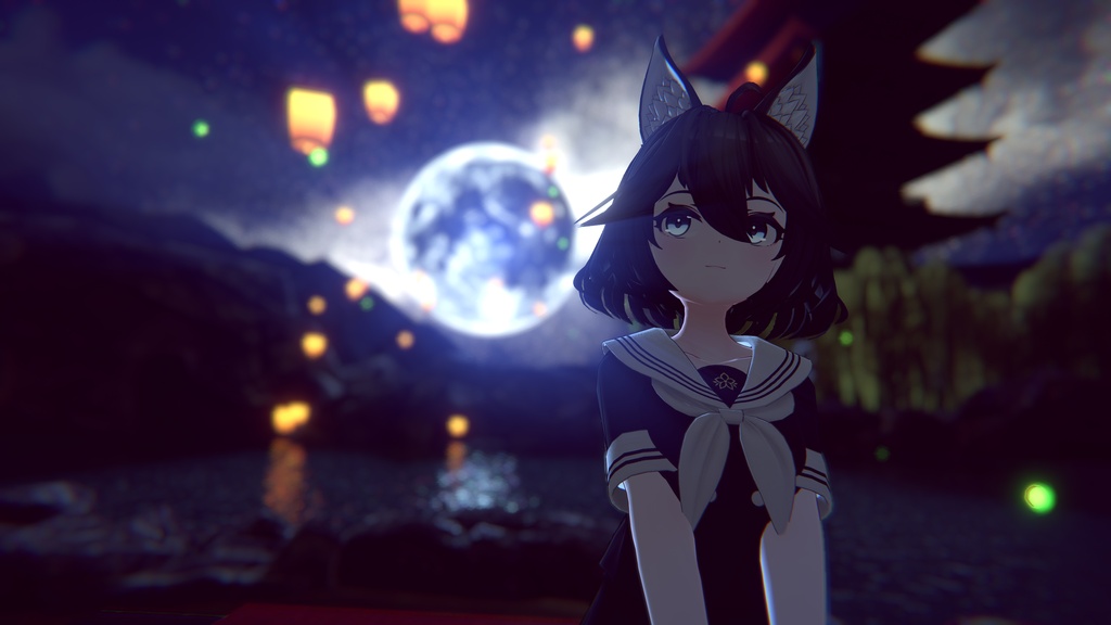 【オリジナル3Dモデル】 モリ(Mori)