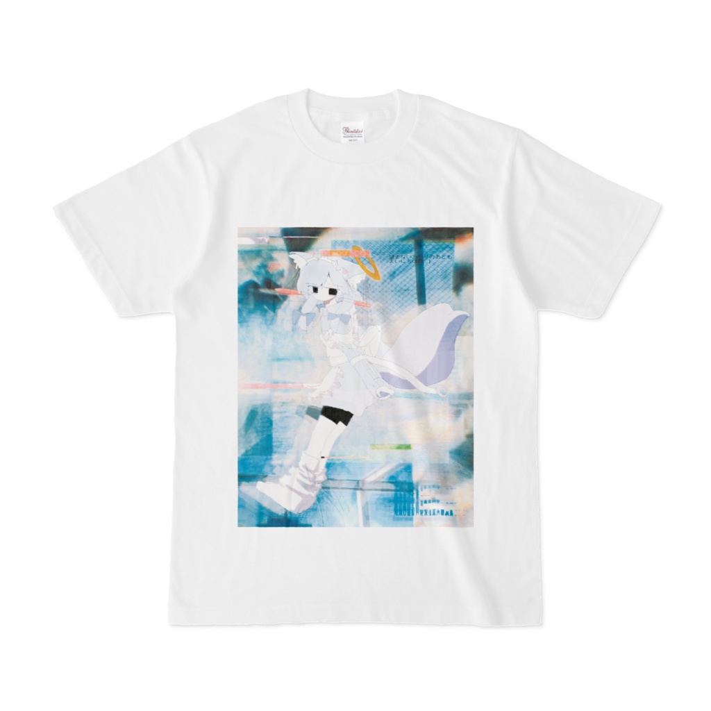 【MA01】真冬ちゃん グラフィックT-shirt 白