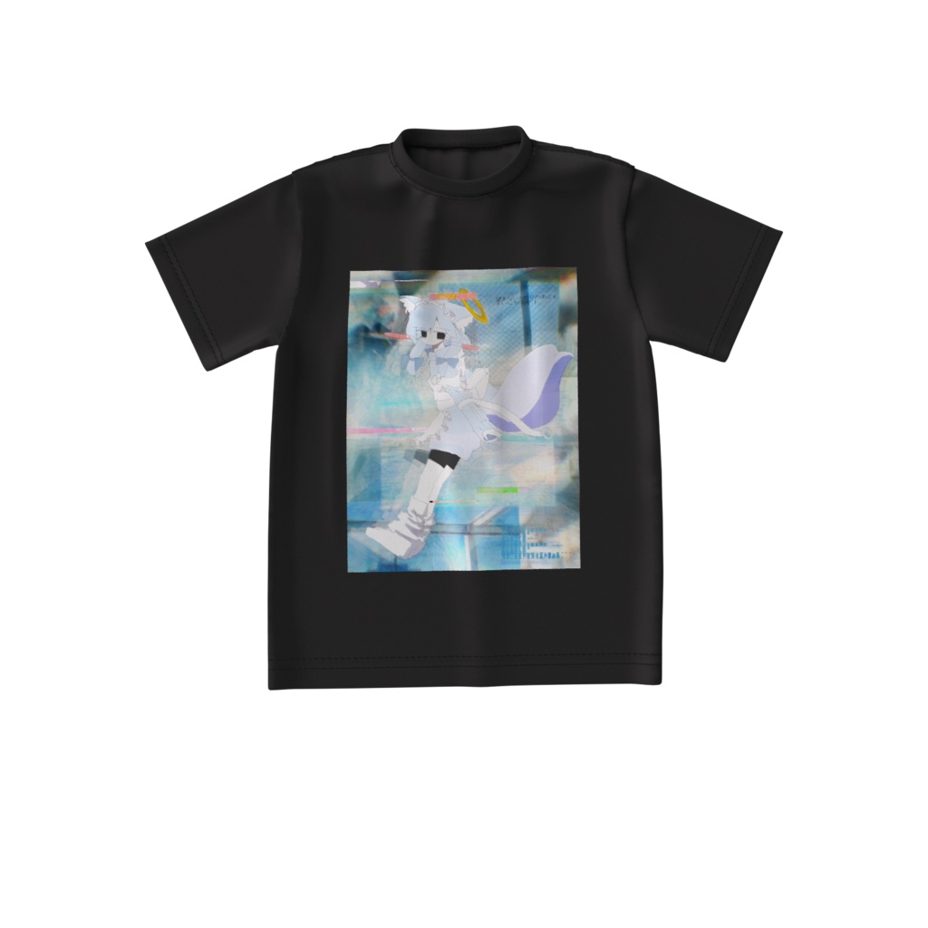 【MA04】真冬ちゃん ビッグシルエットT-shirt 黒