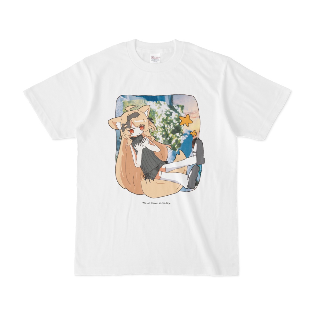 【EA01】エクちゃん T-shirt 白