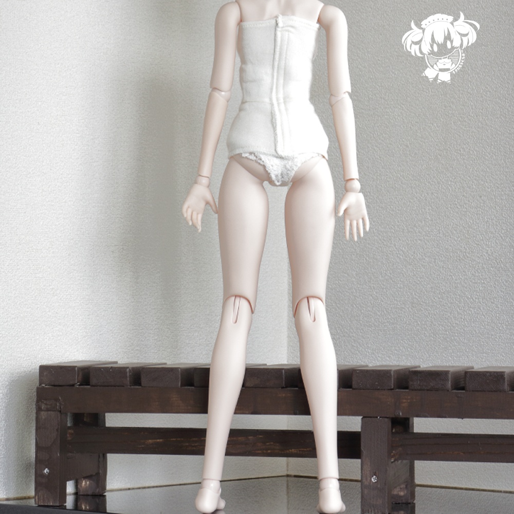 DDサイズ浴衣セット、麻の葉柄(S胸~L胸)