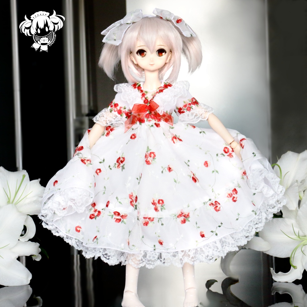 MDD(S胸)お花刺しゅうドレスセット