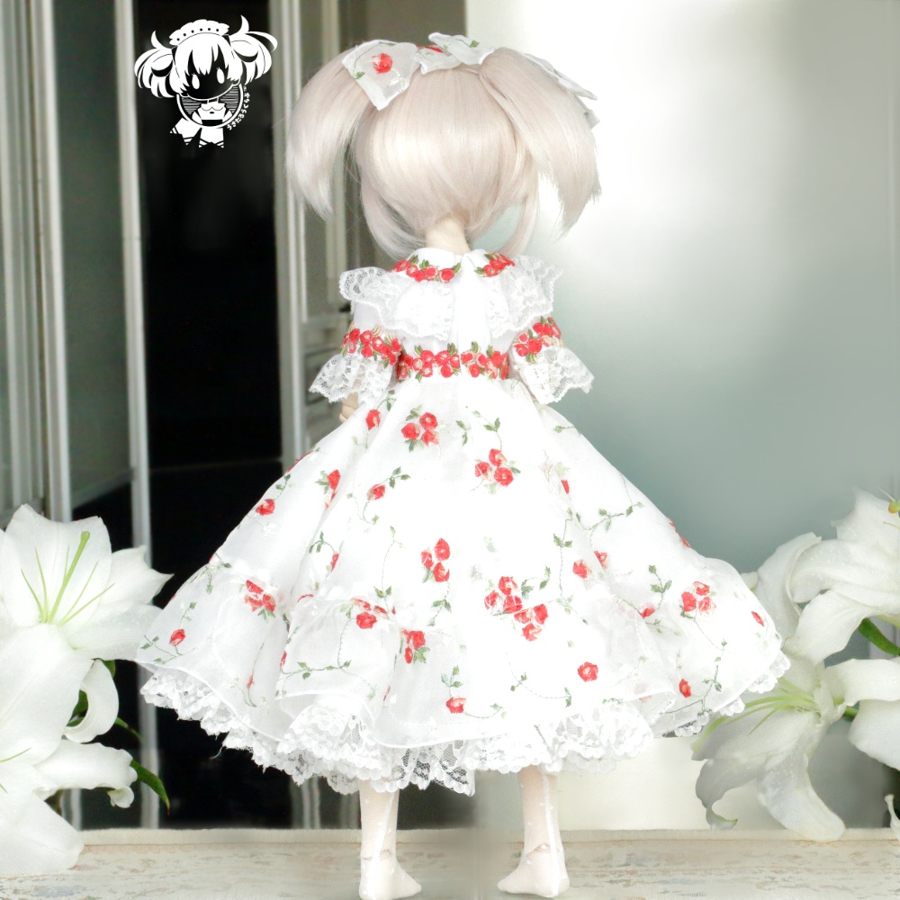 MDD(S胸)お花刺しゅうドレスセット