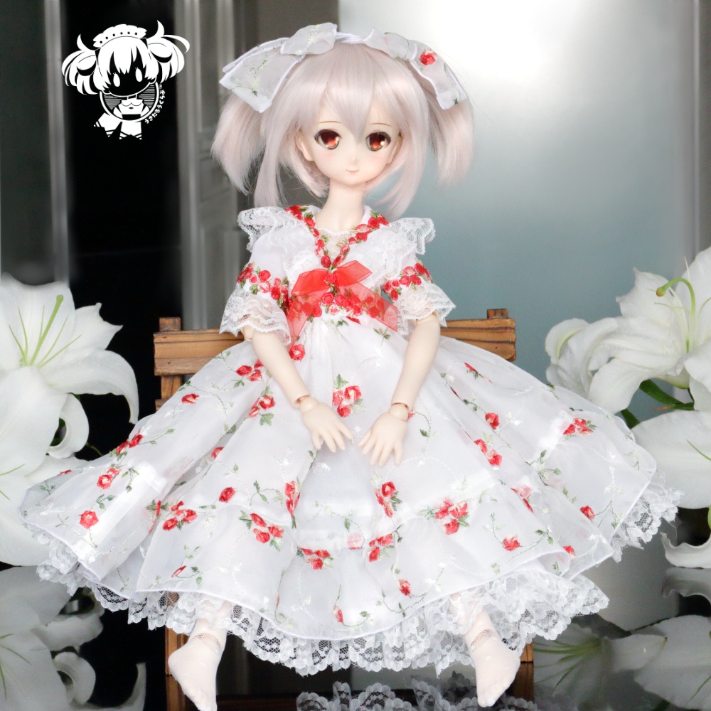 MDD(S胸)お花刺しゅうドレスセット