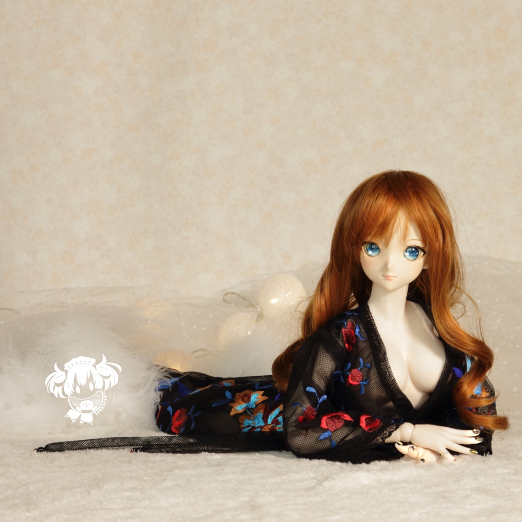 DD(S胸、M胸、L胸,dy胸)MDD シアーししゅうガウン