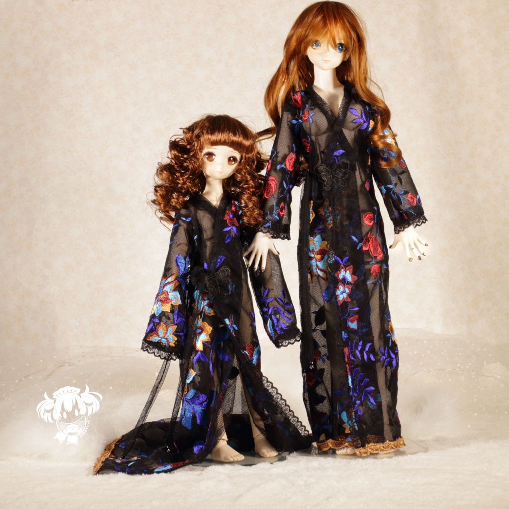 DD(S胸、M胸、L胸,dy胸)MDD シアーししゅうガウン