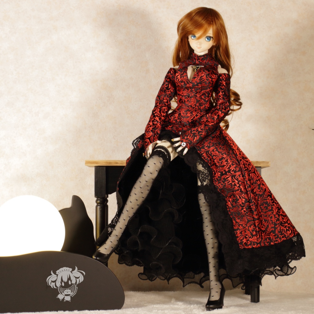 DD(S胸、M胸、L胸)夜会ドレスセット(ネコ)