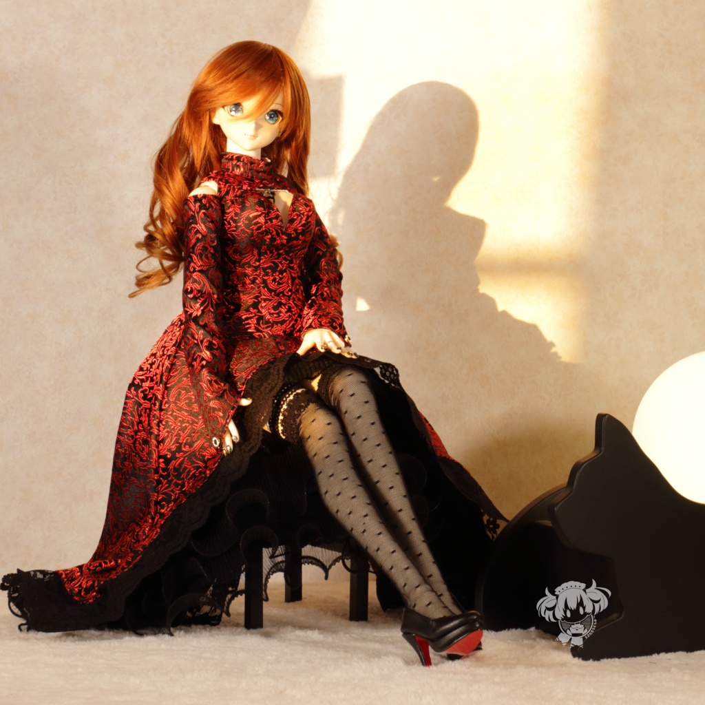 DD(S胸、M胸、L胸)夜会ドレスセット(ネコ)