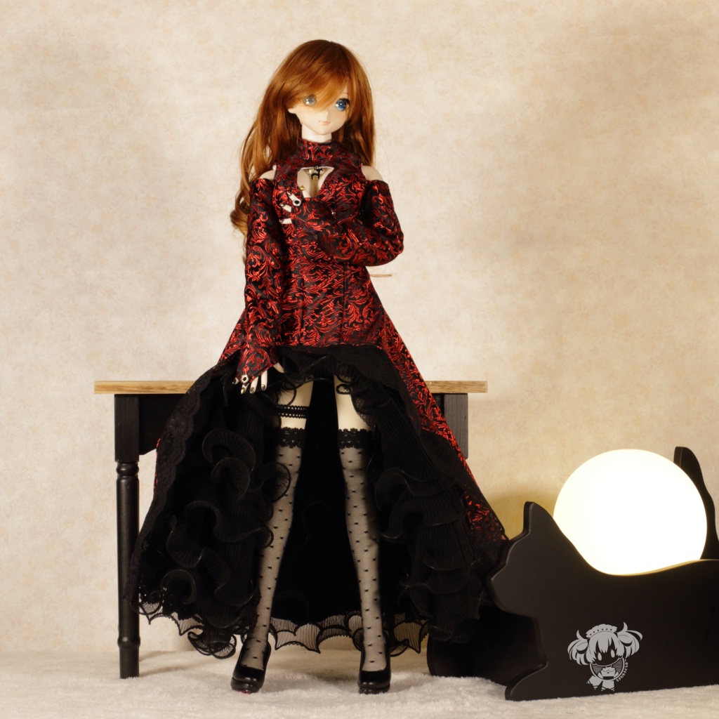 DD(S胸、M胸、L胸)夜会ドレスセット(ネコ)